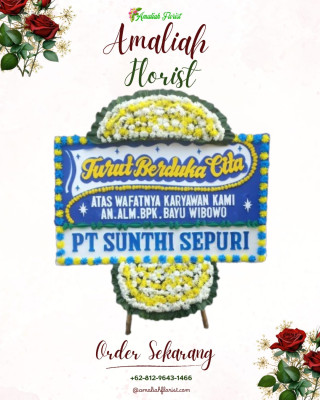 Papan Bunga Duka di Seruyan Hilir