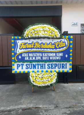 Papan Bunga Duka di Seruyan Hilir